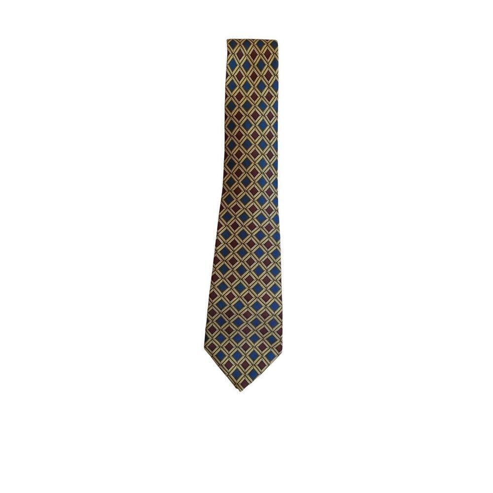 Barneys, New York, vintage men’s diamond print tie 57